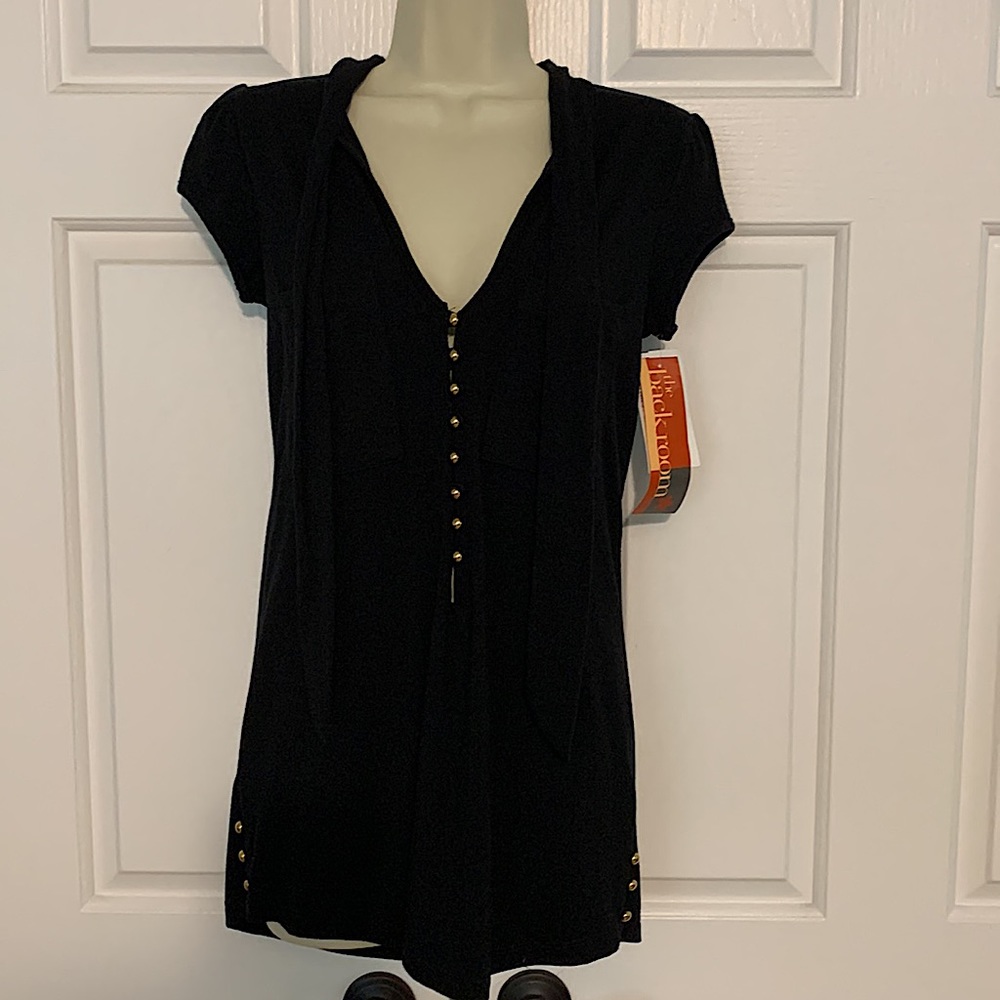LaRok Short Sleeve Black Shirt Size S - Picture 2 of 5
